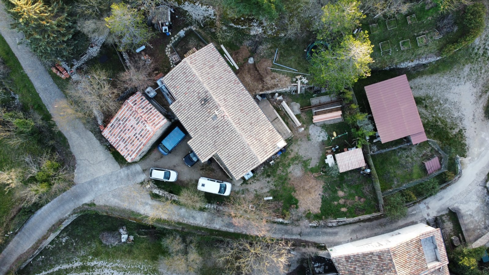 Votre maison drone vue du ciel herault